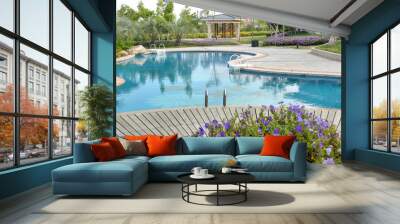 luxury pool Wall mural