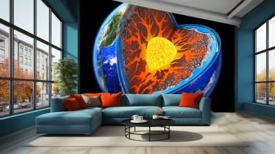 the earth is easy to get rid of us. Wall mural