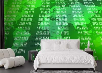 bourse back Wall mural