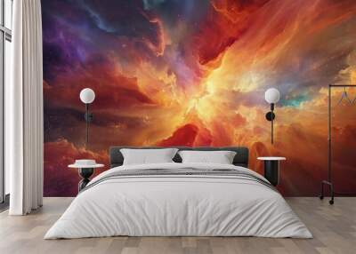 splashes of the water color on the dark background with ultra hd picture abstract gradient marble de Wall mural