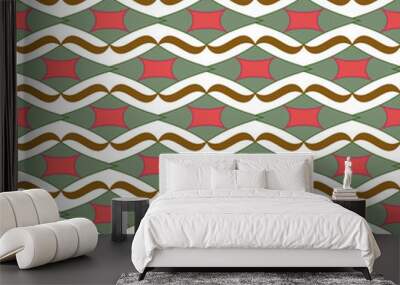 Rhombus seamless pattern 3 Wall mural