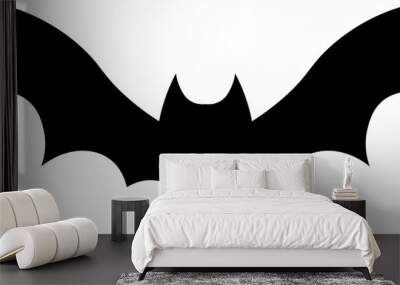 Halloween bat silhouette Wall mural