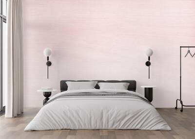 Pink and White wood plank texture for background. Wall mural