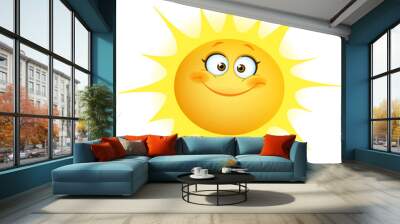 cute sun Wall mural