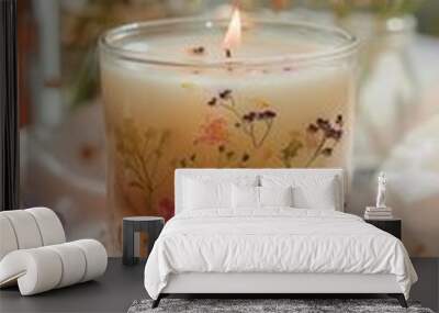 magic candle. Wall mural