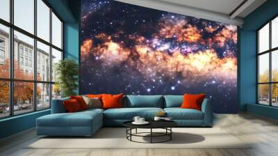 milky way in space. Wall mural