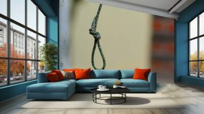 Hangman rope on a rope Wall mural