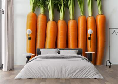 bunch of carrots Wall mural