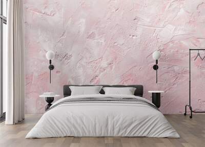 Rose stone background, plaster, tinted, long banner Wall mural