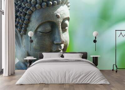 Buddha's head Wall mural