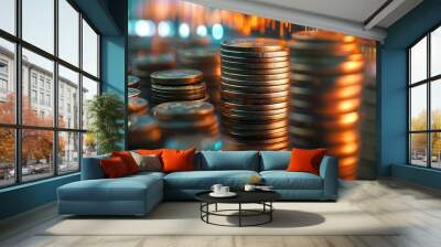 Financial Growth and Prosperity Wall mural