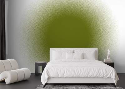 green circular gradient pattern - diffused effect - abstract green background Wall mural