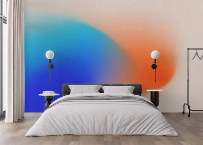 retro gradient background with grain texture Wall mural