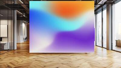 retro gradient background with grain texture Wall mural