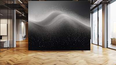 dark gray shiny texture as background Wall mural