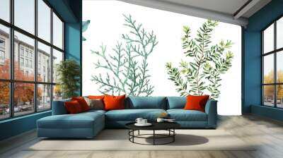 Elegant tropical leaves Wall mural