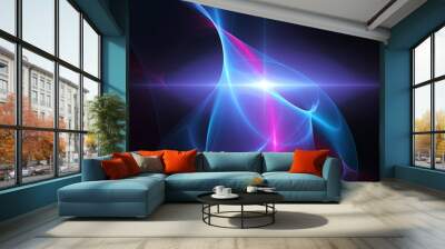 space rays star Wall mural