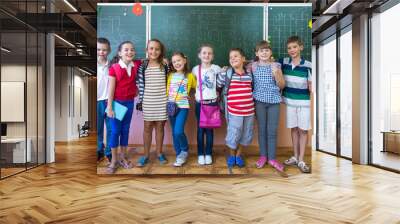 Children from primary school Wall mural