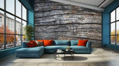 close up abstract wood surface background Wall mural