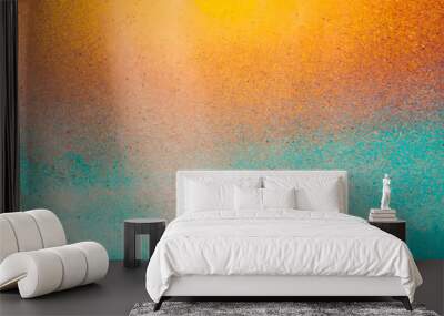 Art under ground. Beautiful street art graffiti background. The wall is decorated with abstract drawings house paint. Modern style urban culture of street youth. Abstract picture on wall Wall mural