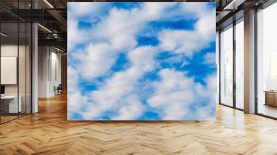 blue beautiful cloudscape for background and design. Wall mural