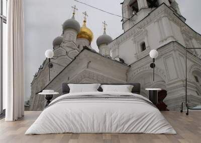 Orthodox Church in Moscow, the Tretyakov station Wall mural