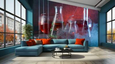 chemistry flask Wall mural