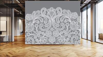 vector background with lace ornament Wall mural