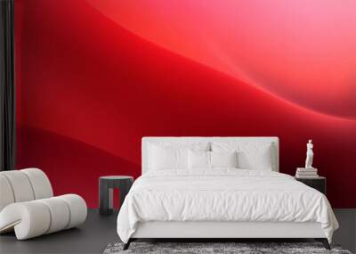 abstract red gradient blurred background soft smooth texture, Generative AI Wall mural