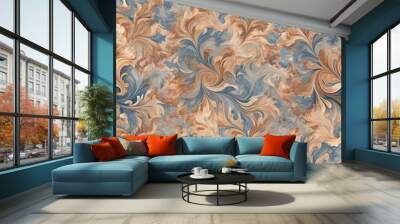 Liquid background wallpaper in seamless pattern Wall mural