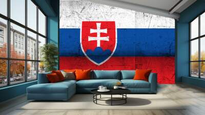 Slovakia flag Wall mural