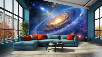 background with stars, space galaxy background, background with space, galaxy in the space with stars Wall mural