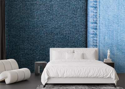 Denim jeans background Wall mural