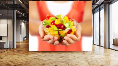 Healthy fruit salad Wall mural