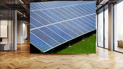 Solar plates for green sun energy Wall mural