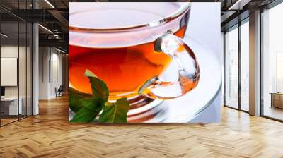 Cup of black tea Wall mural