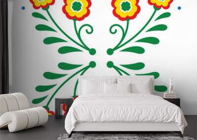 Czech element design illustration collection Wall mural