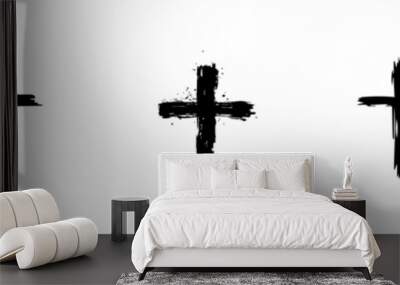 Christian cross sunburst icons. Cross in sunburst icon collection. Vector graphic. Vector Illustration. EPS 10	
 Wall mural