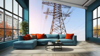 power transmission line Wall mural