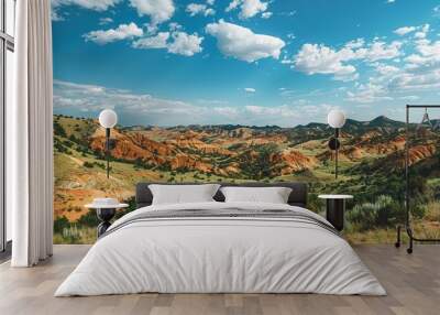 A panoramic view Wall mural