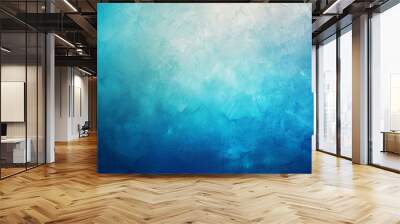 Blue grunge background Wall mural