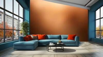 Blurred gradient bronze to copper abstract background Wall mural