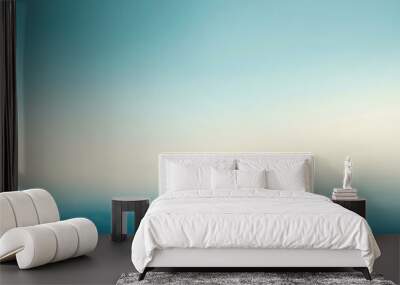 Gradient light antique white to deep sky abstract effect Wall mural