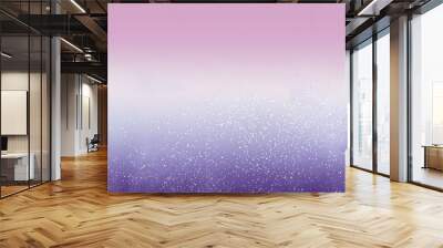 Gradient light snow to violet abstract banner Wall mural