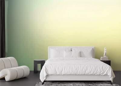 Gradient of a light to Green-yellow effect Wall mural