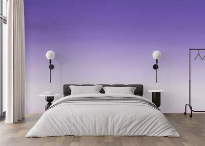 Gradient of a light to Lavender banner Wall mural