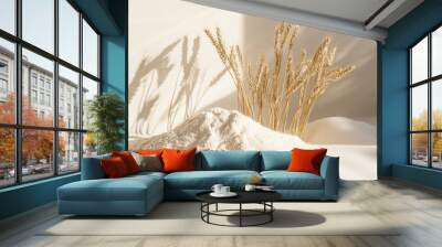 The Wheat and Flour Arrangement Wall mural