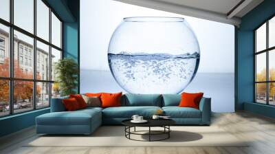 Bowl with water bubbles Wall mural