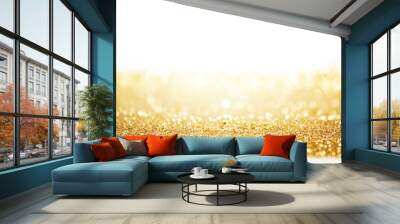 Abstract gold background Wall mural