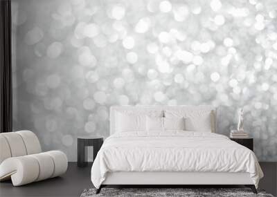 Abstract silver background Wall mural